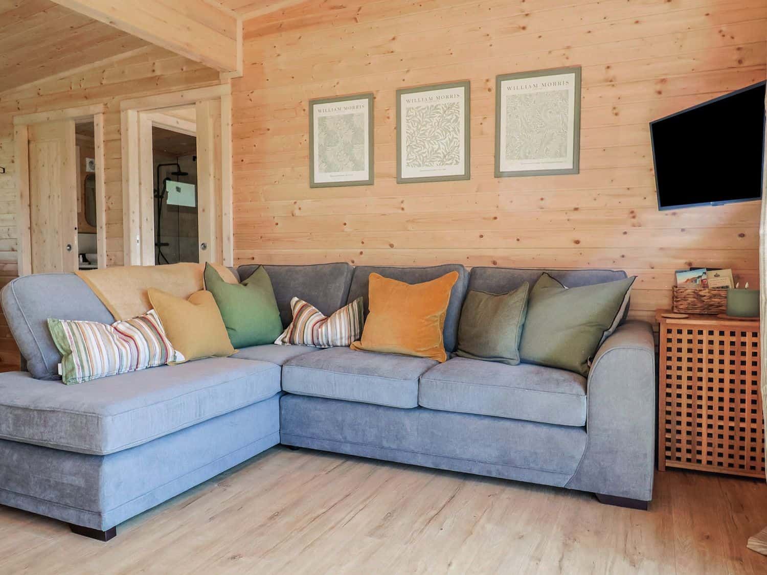 Comfortable living area with country charm at Foxglove Somerset