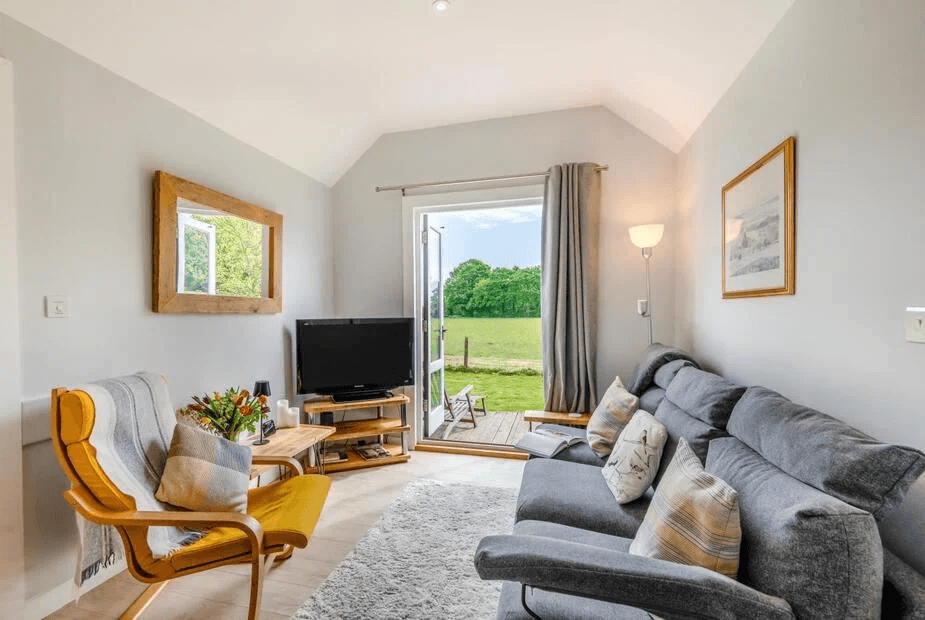 Cosy interior at 2 Bed Lodge in Biddenden