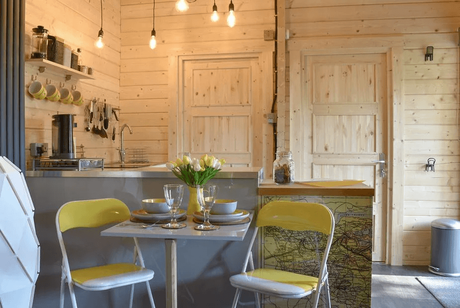 Cosy interior at Poppy Lodge