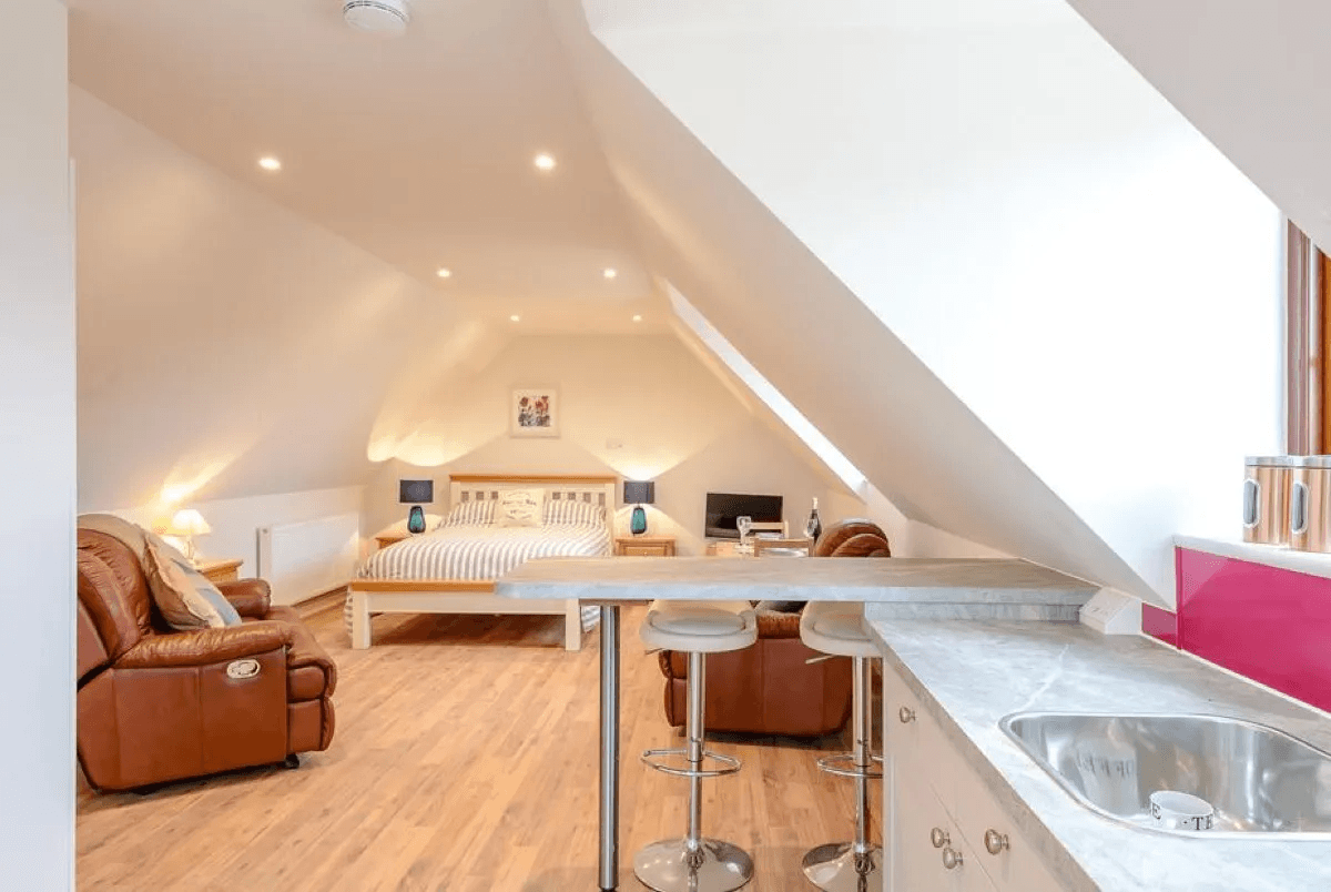 Beautifully furnished interior at Spire View